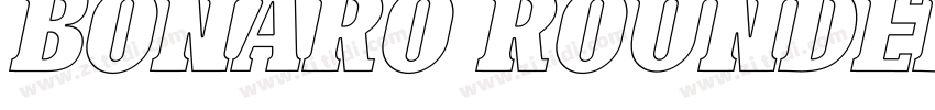 Bonaro Rounded Demo字体转换